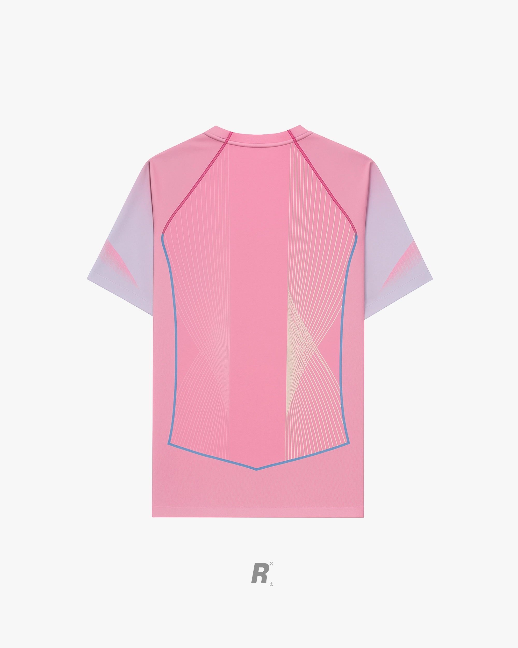 Back view of the Barcelona Pink Special Edition Jersey. Premium stitching, showcasing Catalonia pride, perfect for collectors and Messi fans.