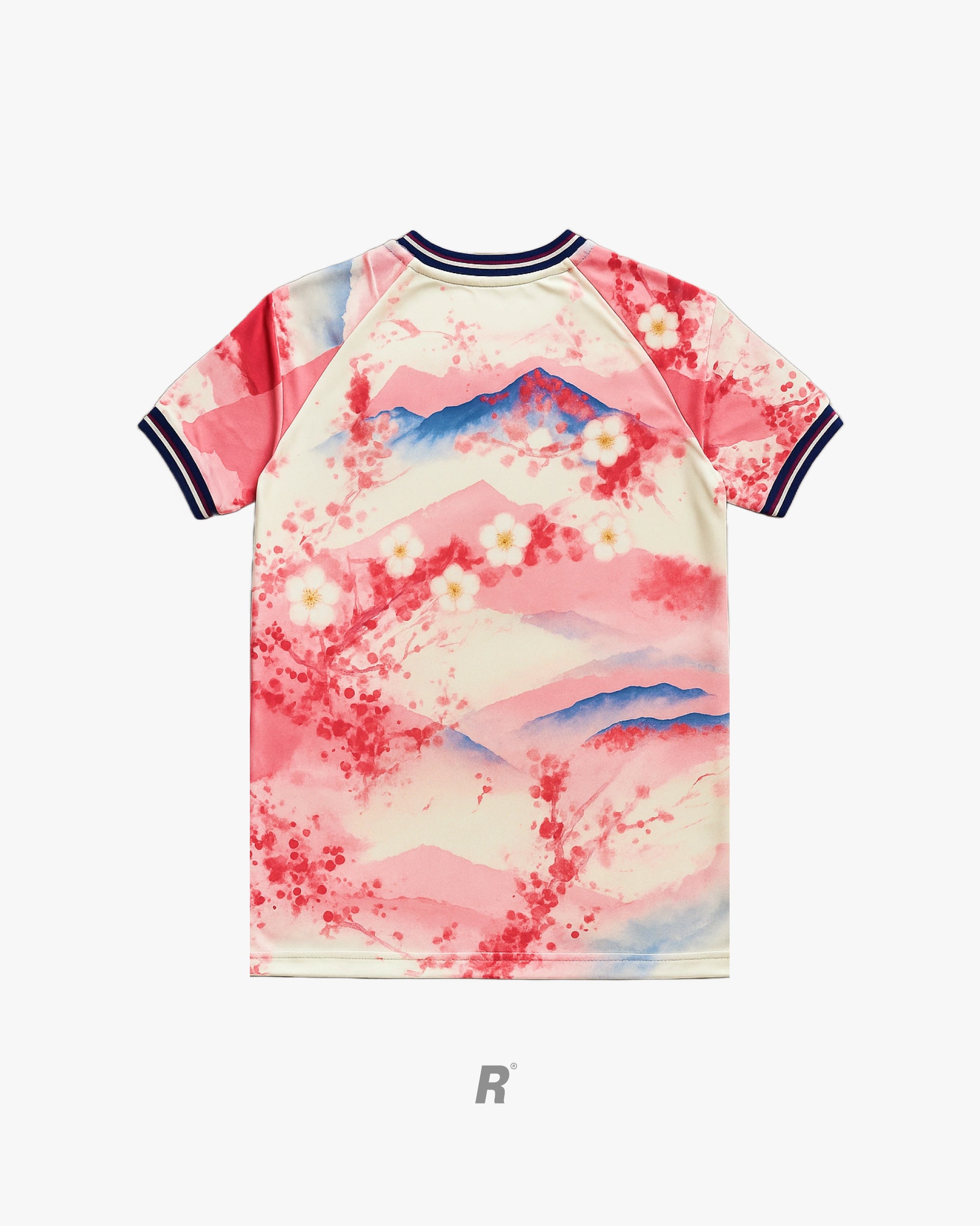Highlight the intricate floral details of the Japan Flowers Jersey. Durable, eye-catching, and crafted with precision.
