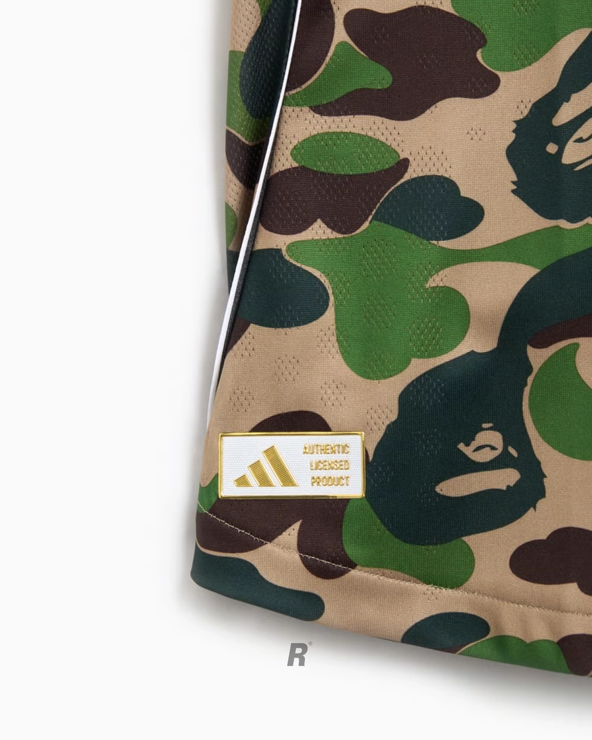 From the streets to the stadium — the Bape Green Football Jersey is pure statement energy.