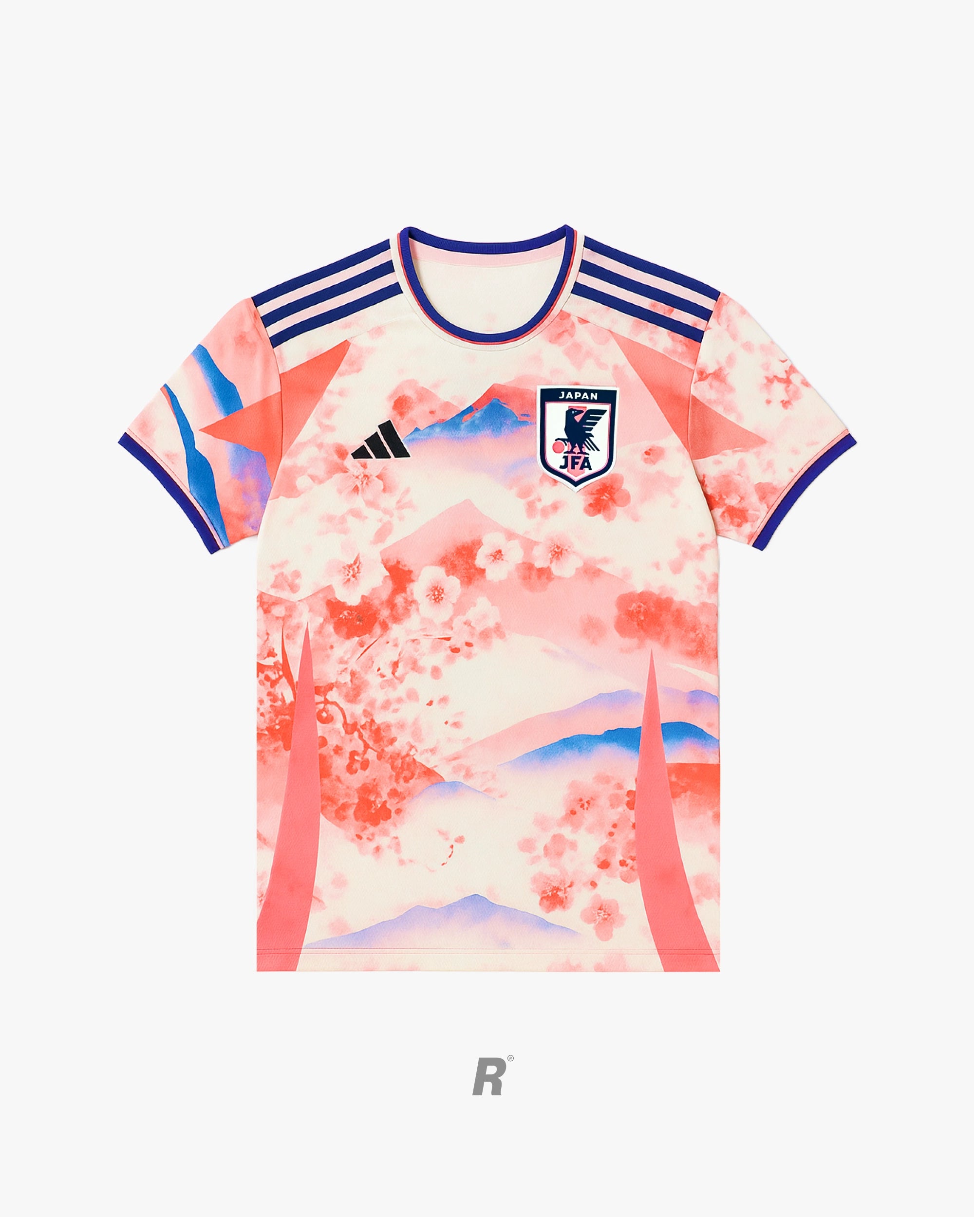 Show off the vibrant front of the Japan Flowers Jersey. Premium quality, stylish, and perfect for collectors and football fans.